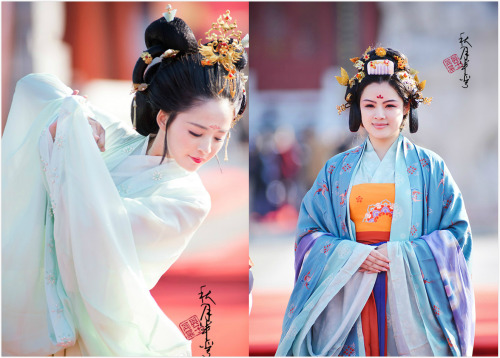 traditional chinese fashion, hanfu. 中华礼乐大会现场图. Photo: 秋月半弯