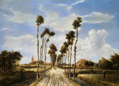 The Avenue at Middelharnis, by Meindert Hobbema, National Gallery, London.