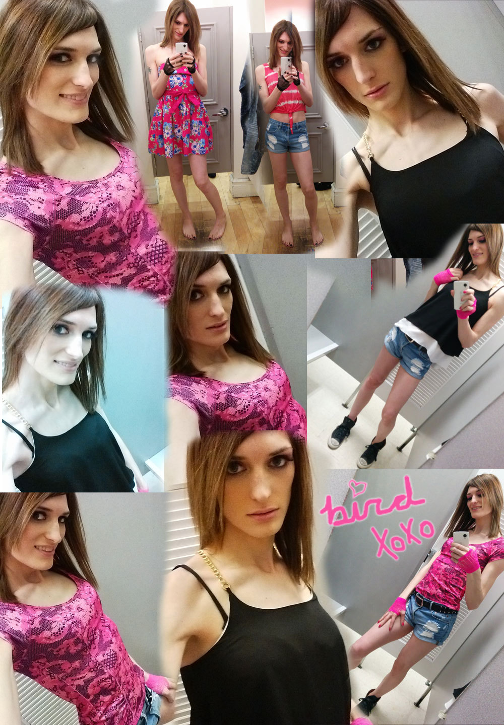 tsbirdmountain:  TS BIRDMOUNTAIN - Dressing room fashion fun… AKA bored as hell