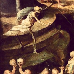 blackpaint20:  Frans Francken II, Detail of Allegory of Man’s Choice between Virtue and Vice, 1633    