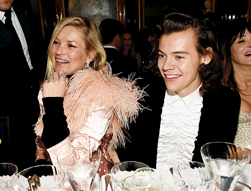 harrystylesdaily:  Kate Moss and Harry Styles attend the launch of Annabel’s Docu-Film ‘A String of Naked Lightbulbs’ at Annabel’s on October 28, 2014 in London, England 