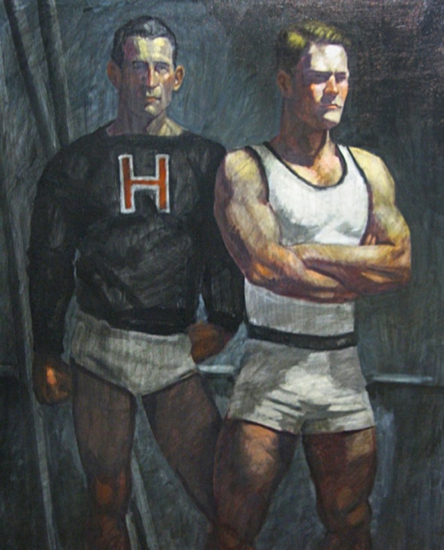 fine-gay-art:&lsquo;Harvard Athletes&rsquo; by Mark Beard (2015)