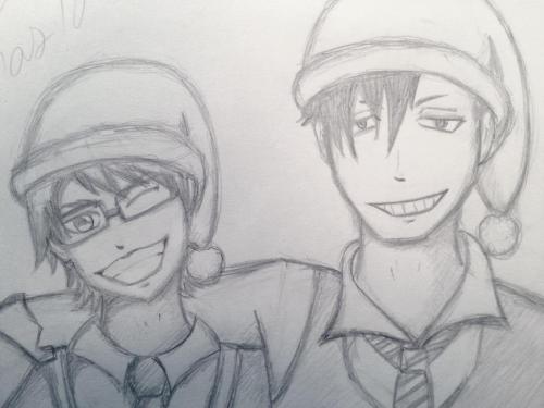{ Miyuki&amp;Kuroo } © twitter.com/keijishi