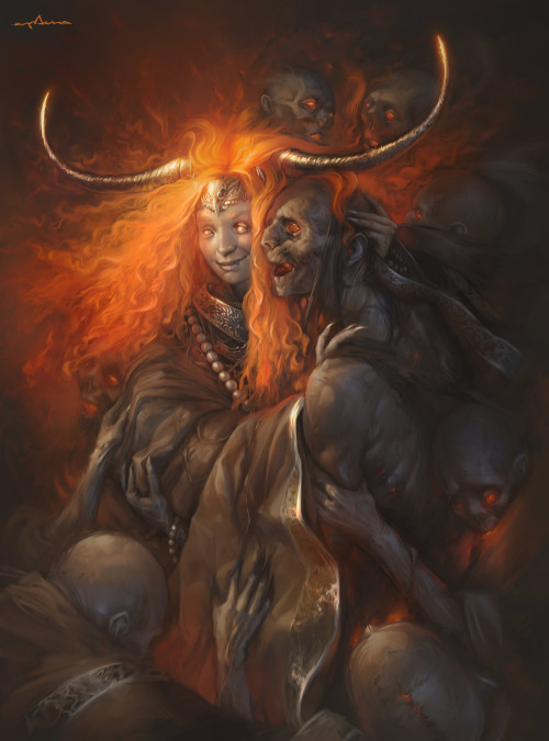 thecollectibles: “Diana” and “Lady Death” by Sabbas Apterus