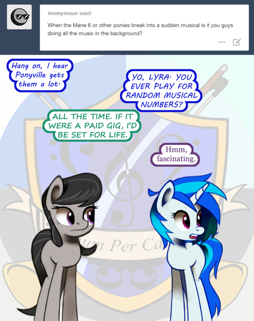 ask-canterlot-musicians:  Oh come on! First adult photos