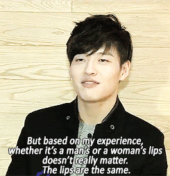 ipsa:  About his kissing scenes with Ji Chang Wook in Thrill Me. 
