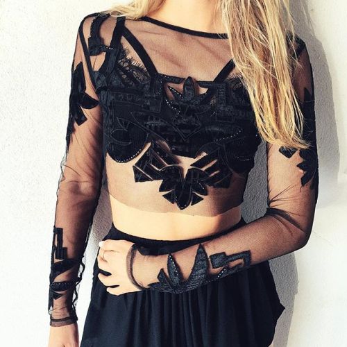 flandl: For Love &amp; Lemons | Vienna Crop Top