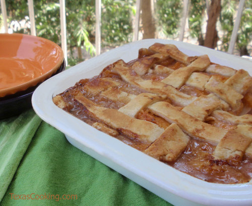 texascooking:  Today’s Recipe of the Week: Homemade Peach Cobbler