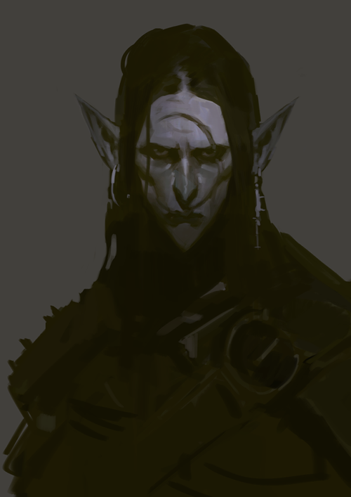 jodeeeart:Little WIP from this afternoon.Going full Mordor vibe about it. I. Love. This.