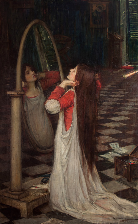 mysteriousartcentury:  John William Waterhouse (1849-1917) was an English painter of the Victorian era known for his Pre-Raphaelites and mythological subjects.-John William WaterhouseInstagram - Facebook - Website