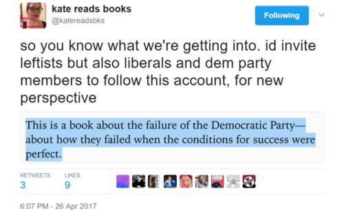 berniesrevolution:  Oh wow, that last one… (Thread Link) (Book Link)  Fucking THIS.This goddamned book needs to be bludgeoned over the heads of every damned Democrat in the country until they read it. 