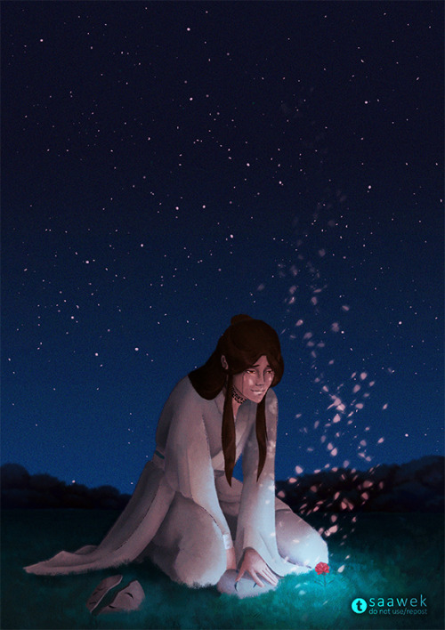 What if… after Wu Ming died… Xie Lian could actually keep the mask… and what if
