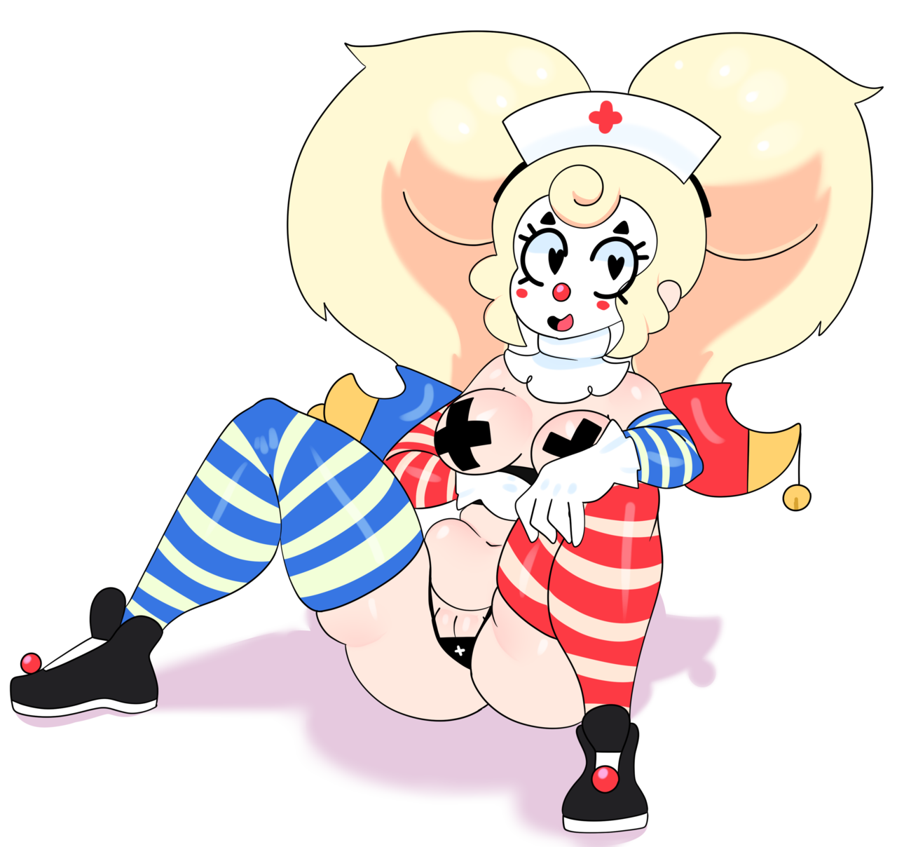 somescrub:Nursette the Clown’s “Balloon Sword” for Danny &lt;3 nommy~