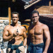 Arnold Schwarzenegger With His Stunt Double Peter KentArnold Schwarzenegger With His Stunt Double Peter KentArnold Schwarzenegger With His Stunt Double Peter Kent On The Set Of CommandoView On WordPress