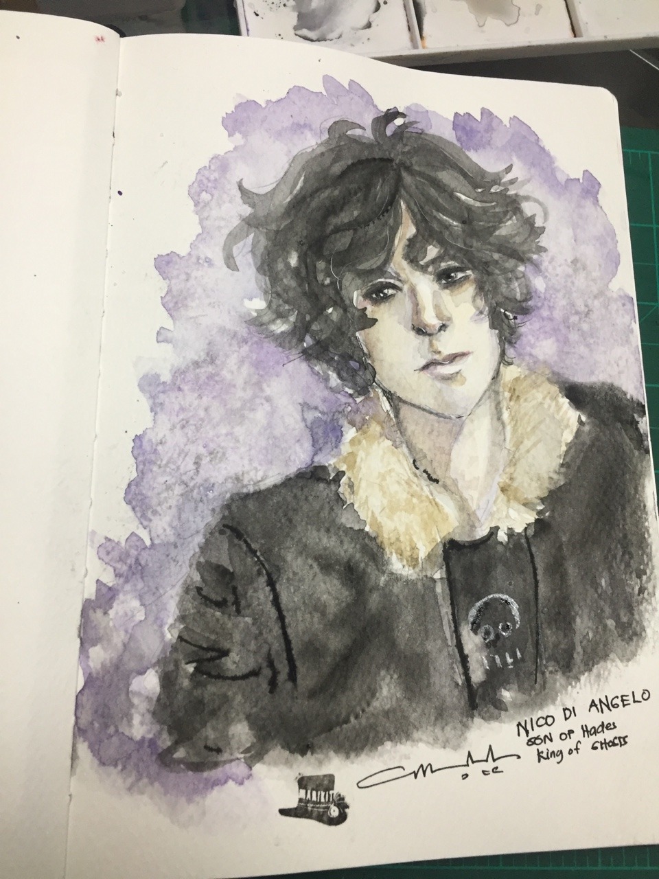 nico di angelo has been bothering me since i reread the series. so i thought i would sketch him.