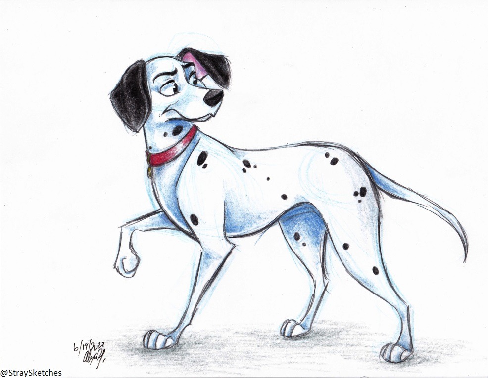 colored pencil sketch comms for a client of their “101 Dalmatians” 🐾 

♡ Website | Store ♡  