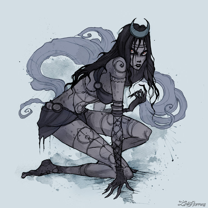 league-of-extraordinarycomics:  Enchantress by IrenHorrors
