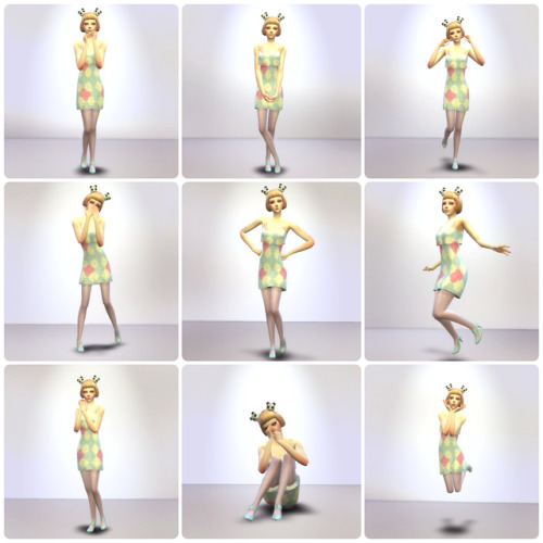 moo2shelly: Cutie Pose 1 →　Download  all 30 solo poses for young female… (Redistribution prohibited)
