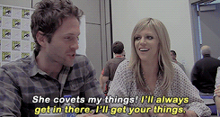 alwayssunnygifs:SDCC ‘11 Glenn Howerton & Kaitlin Olson “It’s Always Sunny” interview