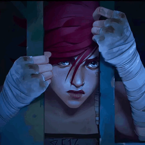 I Love The Way Vi's Entire Demeanor Switches Up When She Believes Caitlyn Has Left The Prison And That