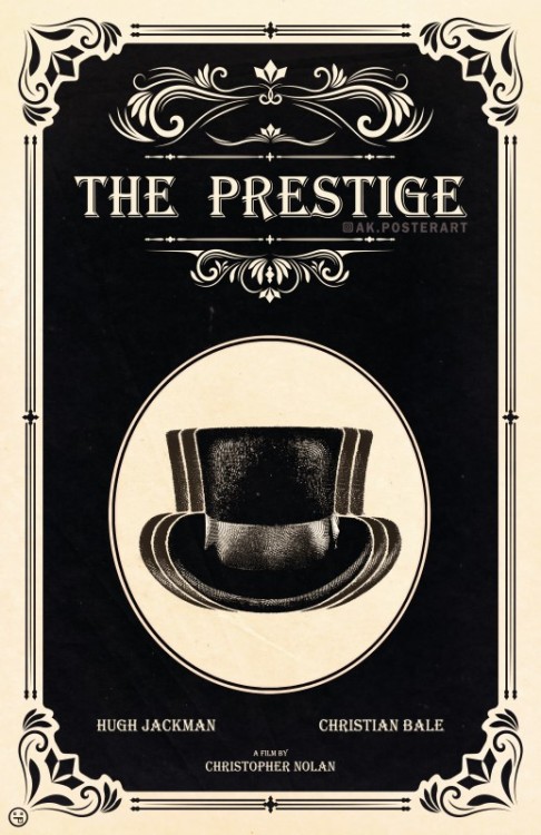 The Prestige alternative movie posterShop|Instagram|Patreon