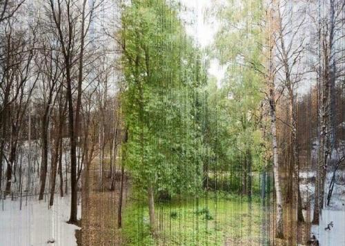 sixpenceee:A picture in 365 slices. Each slice is one day of the year. Photo/Eirik Solheim   &n