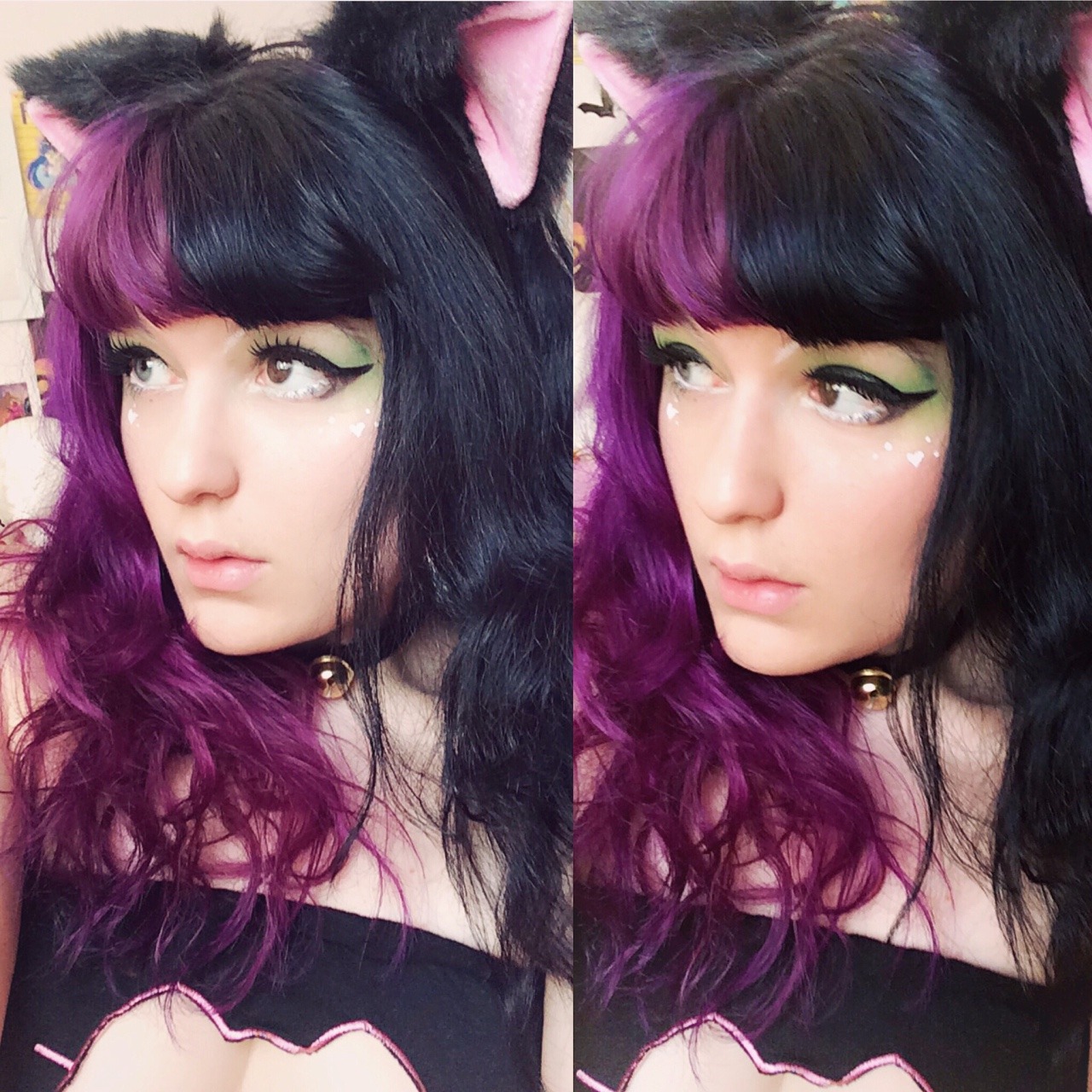 corinthiansjottr:  tentaclerotica:  I finally got my cat keyhole lingerie set and
