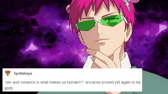 I world — acesaiki: saiki + aroace text posts part 2 (part...