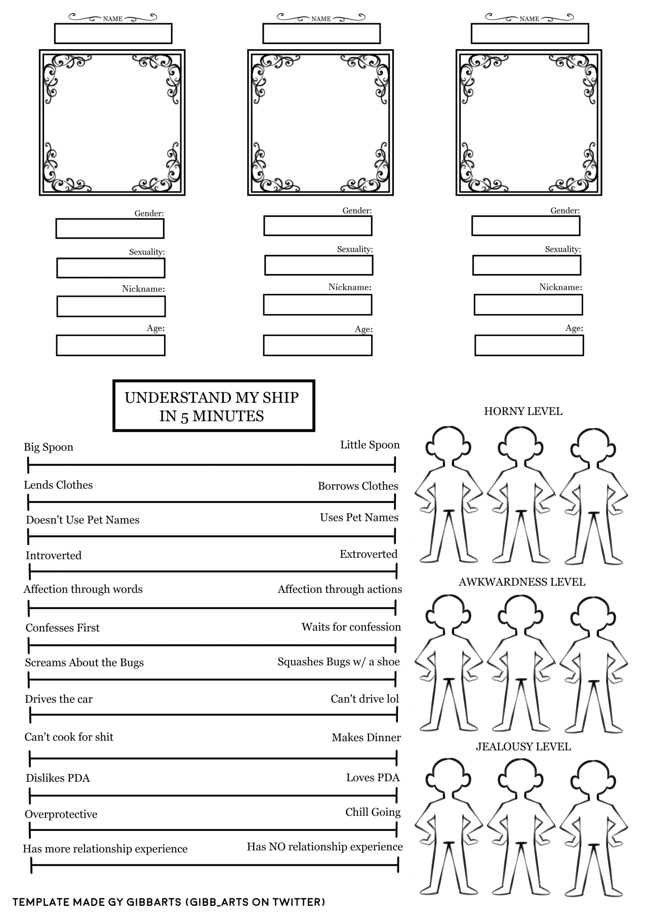 The Halcyon Days : OT3 template