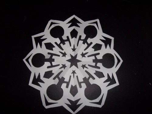 specialagentace: andreakwl: This season I made an obligatory star trek snowflake.  More proof t