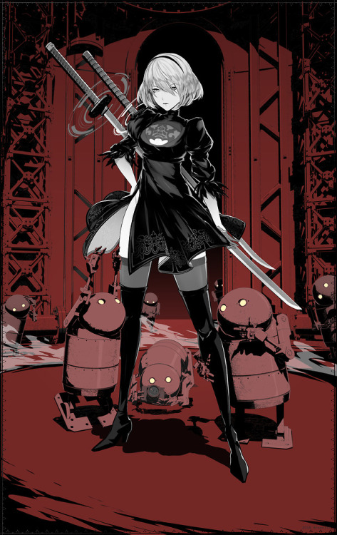 arsenixc: Finally finished my old art with 2b + color variants