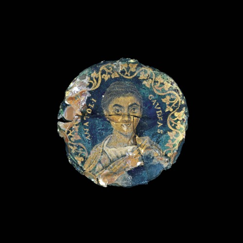  Object of the Week: Medallion with Portrait, probably Rome, about 300 CE. Purchased in part with fu