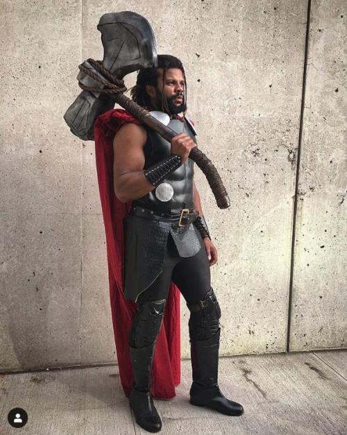 superheroesincolor: Thor #Cosplay by  bennubazz    Get the comics / movies 