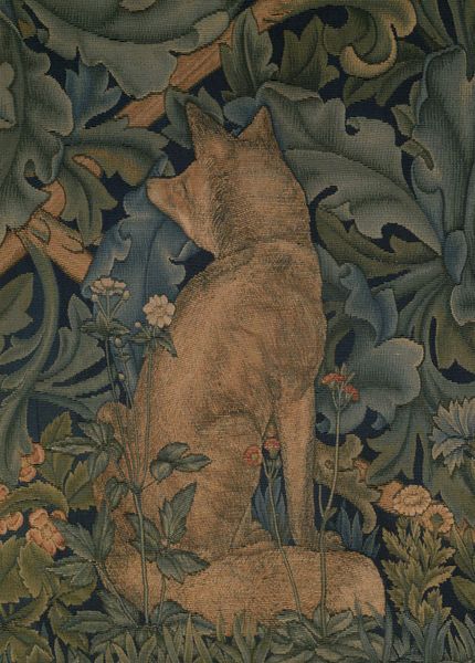 The Forest, tapestry woven wool and silk on a cotton warp, designed by William Morris, Philip Webb a