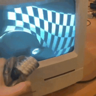 Magnets And An Old Mac Classic