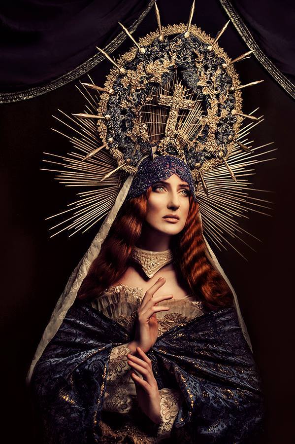 anzlo:  intricate costume design (Madonna series) by Katarzyna Konieczka  This is