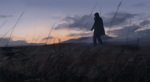 30 min studies from “Zorza” music video.