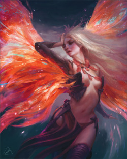 senseorsensuality:  Phoenix Rising by silent-rage