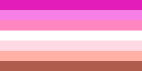 inkbutch: I ended up using my nb lesbian flag, @fuccislidez trans lesbian flag and @butchspace&lsquo