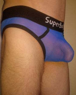 boxers-boy:  Me in “SuperBody” blue mesh briefs