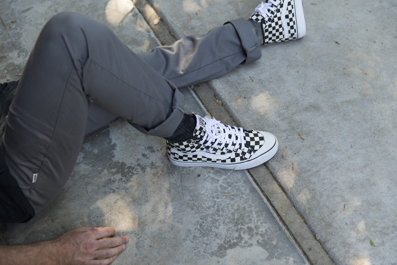 vans black ball sf checkerboard