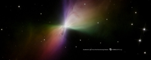Scattered light from the Boomerang Nebula [2560x1024]