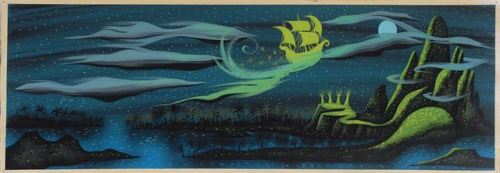 Original concept art from Peter Pan, Mary Blair, 1953