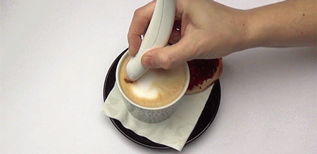 methhomework:  qooqletranslate:  methhomework:  baby-make-it-hurt:  huffingtonpost:  This Pen Lets You Doodle On Your Food, So Now You Can Make Latte Art At Home   SOMEONE BUY ME THIS OMG  im going to put cocaine in it so i can have perfect lines  im