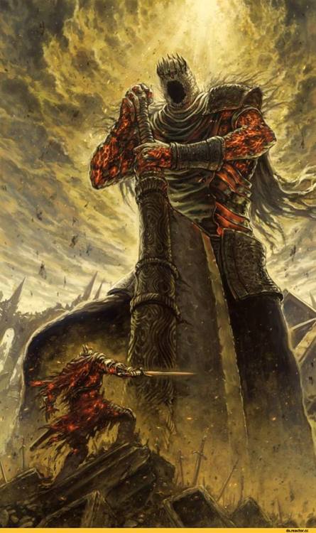 lordofcindergaming: Yhorm, The Giant. (Please share if you know the artist, I do not own this art)