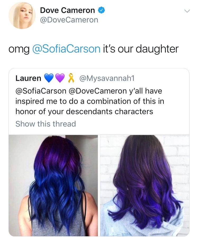 carsonsource:  January 12th, 2017: Dove and Sofia via Twitter 