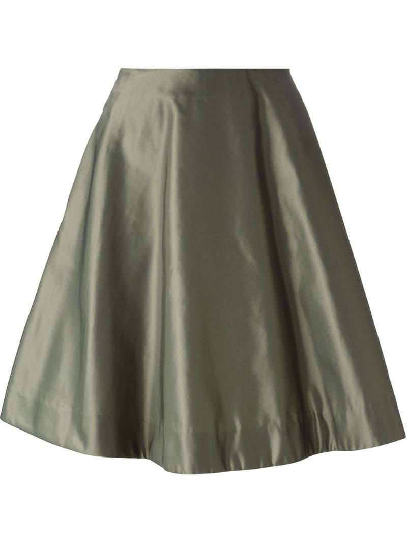 MARC BY MARC JACOBS a-line sheen skirt