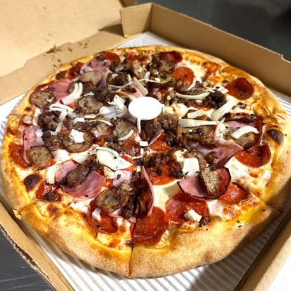 Indulge in the Meat Eater Pizza at BJ's Italian Restaurant! ๐๐ Calling