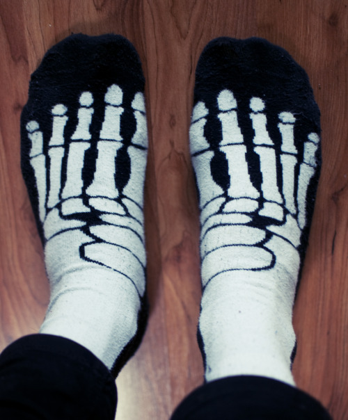 Skeleton socks