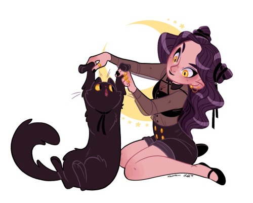 itsleahelaine: take care of your familiars this halloween!